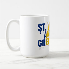 St. Vincent  Drip | Karibisk flaggdesign | Fläkt Kaffemugg