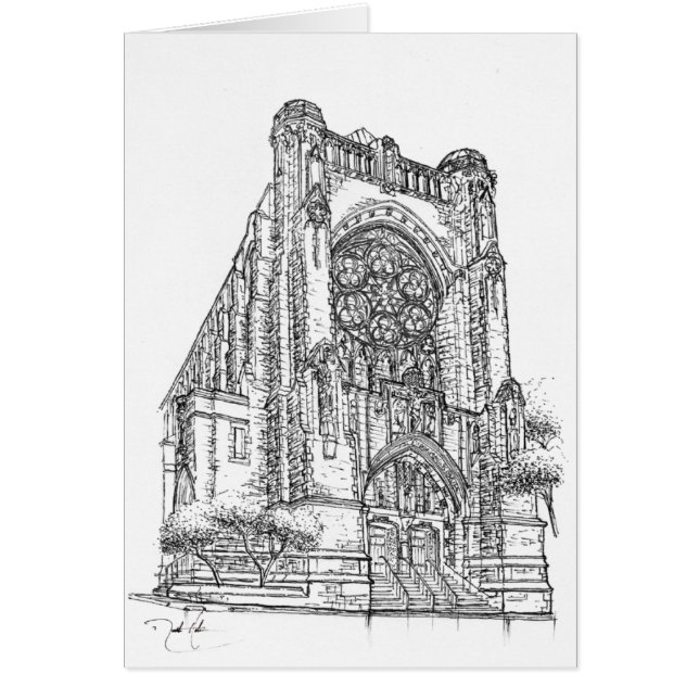 St Vincent Ferrer | New York Hälsningskort (Framsidan)