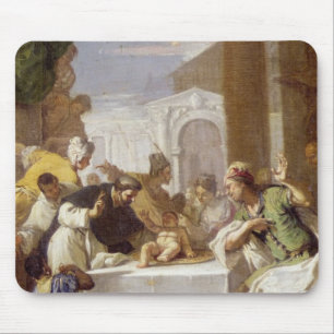 St. Vincent Ferrer som utför ett mirakel Musmatta
