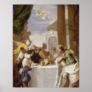 St. Vincent Ferrer som utför ett mirakel Poster
