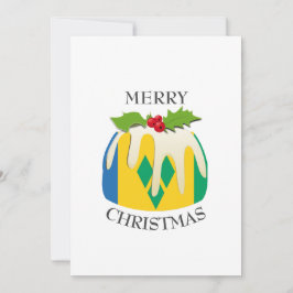 ST VINCENT-FLAGGA | Julpudding | Framtida Julkort