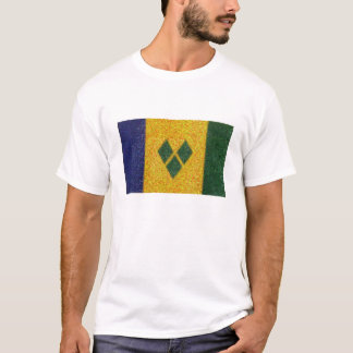 St. Vincent & granatäppelsaftflagga T-shirt