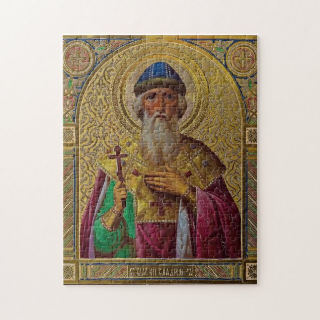 St. Vladimir Orthodox Christian Icon Pussel (Vertikal)