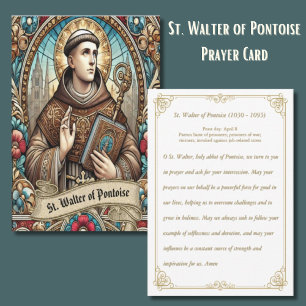 St. Walter of Pontoise Italienskt Saint Prayer-kor