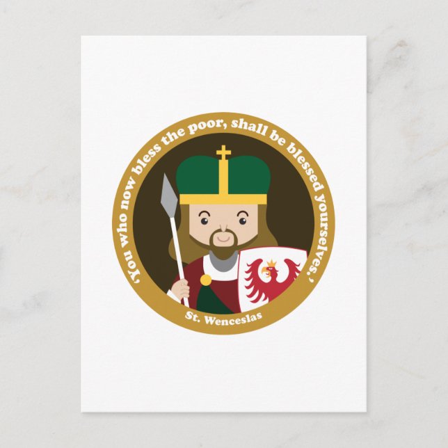 St. Wenceslas Vykort (Framsida)