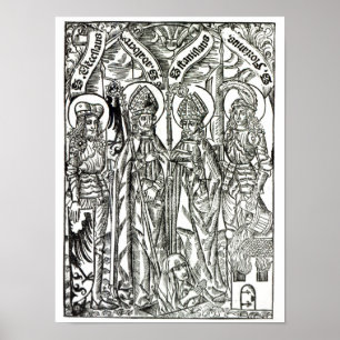 St. Wenceslaus, Adalbert, Stanislaus St. Florian Poster
