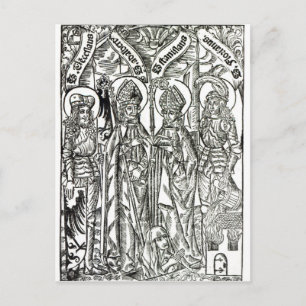 St. Wenceslaus, Adalbert,Stanislaus St. Florian Vykort