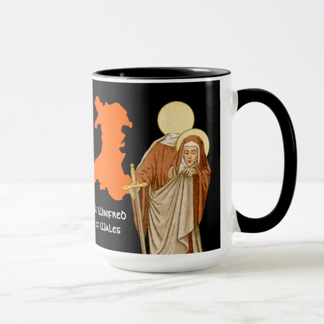St. Winifred av Wales (P 002) Mugg (Höger)