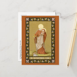 St. Winifred of Wales (P 002) Postcard Vykort