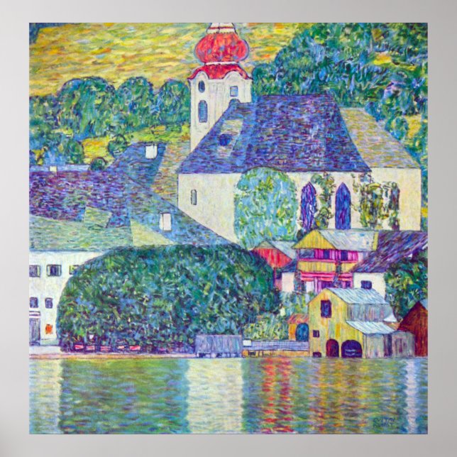 St Wolfgang Church av Klimt Poster (Framsidan)