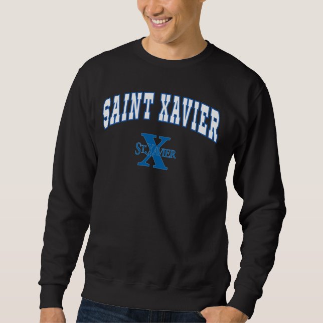 St Xavier High School Bombers T-Shirt C2 Lång Ärmad Tröja (Framsida)