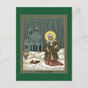 St. Xenia Prayer Card Vykort