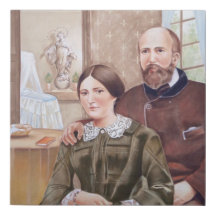 St.Zelie och Louis Martin kanfas