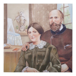 St.Zelie och Louis Martin kanfas