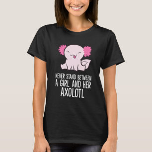 Stå aldrig mellan en flicka och hennes axel. t shirt