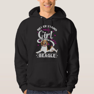 Stå aldrig mellan en flicka och hennes beagle. hoodie