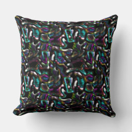 Stå av färgad och vriden metallform? kudde