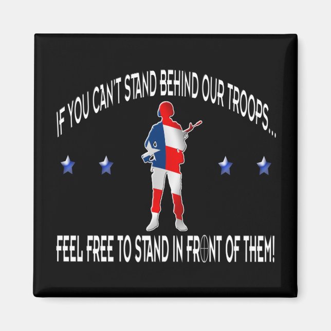 Stå bakom eller framtill magnet (Framsidan)