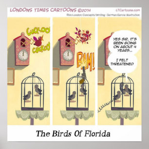 Stå din jordfågel med Gun Poster