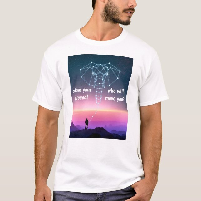 Stå din mark (ljus) T-Shirt (Framsida)