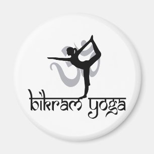 Stå dra för pilbåge poserar Bikram Yoga Magnet