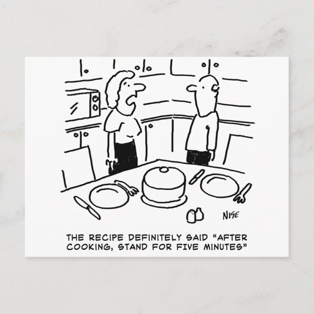 Stå efter kokning av vykort (Framsida)