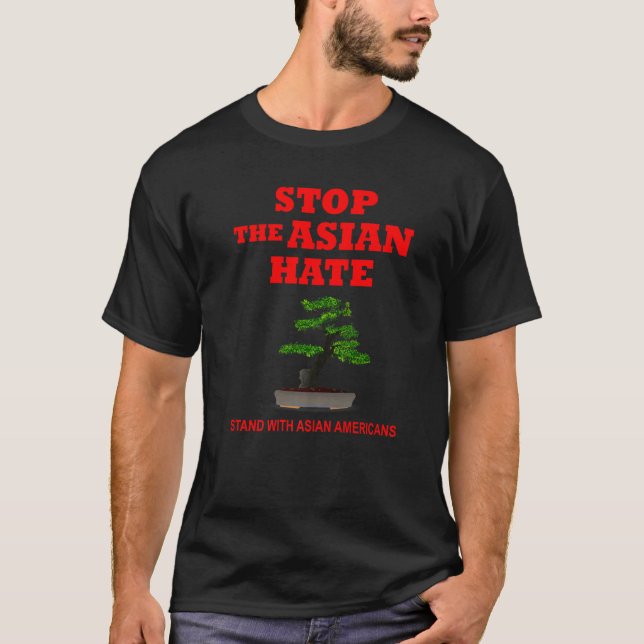 Stå emot asiatiska amerikaners antirasism Stoppa A T Shirt (Framsida)