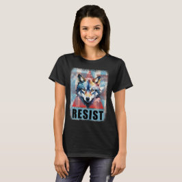 Stå emot den politiska Vargen för försvar T Shirt