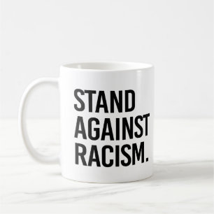 Stå emot rasism kaffemugg