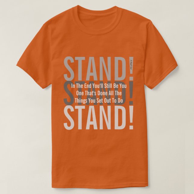 STÅ! - En MisterP-Shirt Tee (Design framsida)