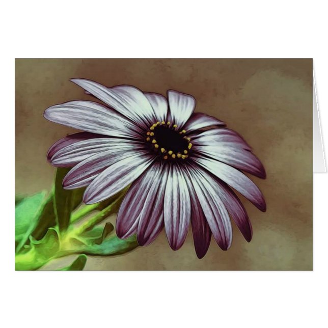 Stå ensam hälsningskort (Framsidan Horizontal)