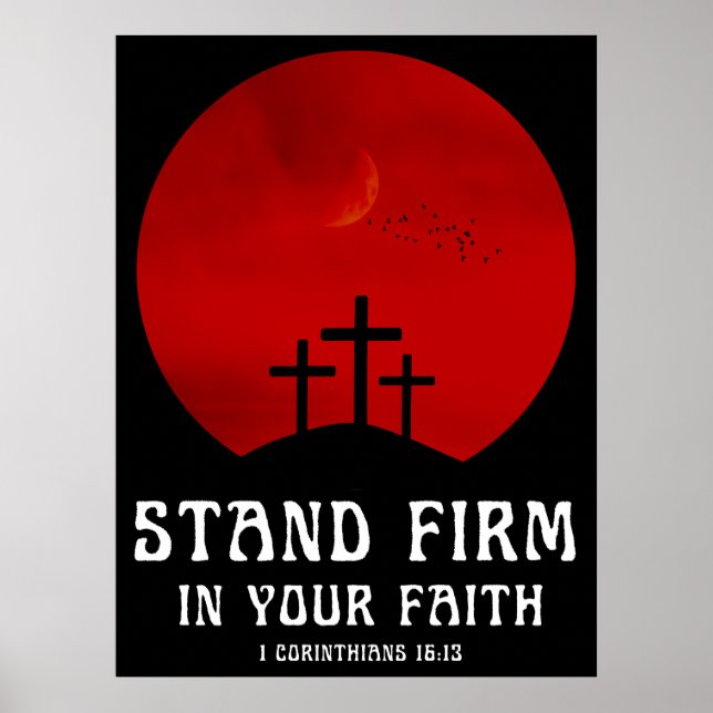 Stå fast i din tro poster (Framsidan)