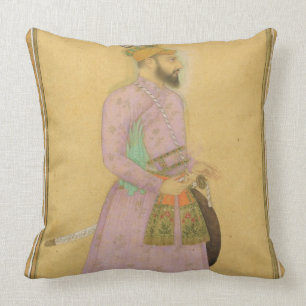 Stå figur av en Mughal prince, från det litet Kudde