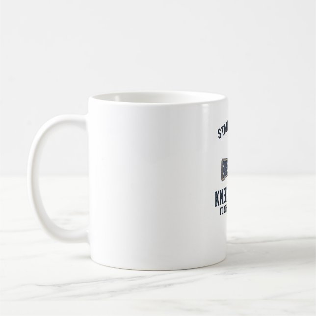 Stå för flaggan Patriotisk korsdesign_1 Kaffemugg (Vänster)