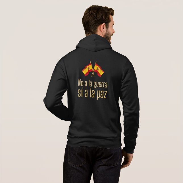 Stå för fred Spanien T Shirt (Hel baksida)