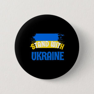 Stå för Ukraina Pin - Jag stöder ukrainska natione Knapp