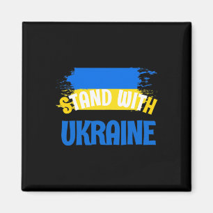 Stå för Ukraina-pins - Jag stöder ukrainska nation Magnet