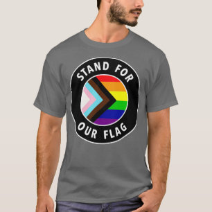 Stå för vårt Flagga LGBTQIA-Pride T Shirt