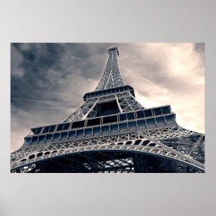 Stå hög det Eiffel torn Poster