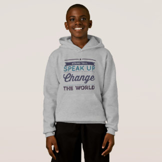 Stå högt, tala upp, förändra världen t shirt