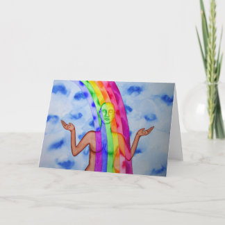 Stå i läka lätt av guden kort