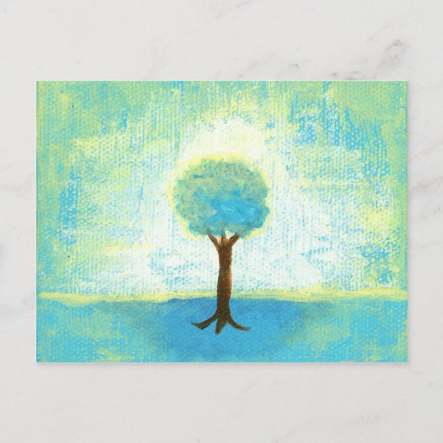 Stå i ljuset från originalfärgning vykort (Framsida)