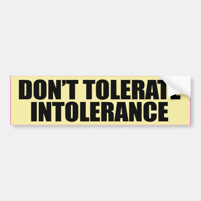 STÅ INTE UT TOLERANS -.png Bildekal (Framsidan)