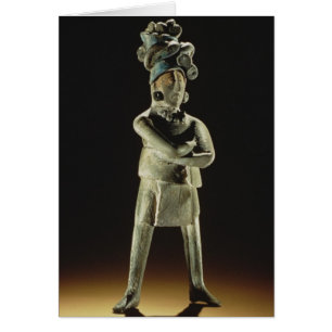 Stå kunglig figur hälsningskort