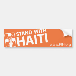 STÅ MED den HAITI bildekalet Bildekal