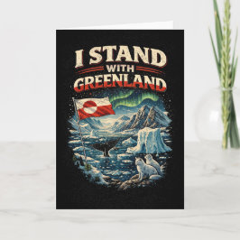 Stå med Grönland Helgkort