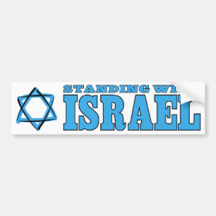 Stå med Israel Bildekal