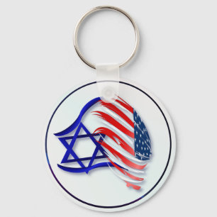 Stå med Israel Keychains Nyckelring