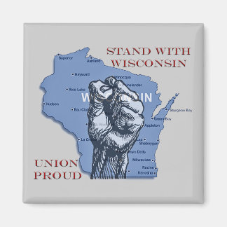 stå med klokhet magnet