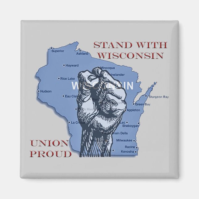 stå med klokhet magnet (Framsidan)